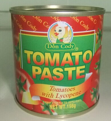 Domates salçası 198g×48 - Sert Açık Kapak - domates salçası1-20
