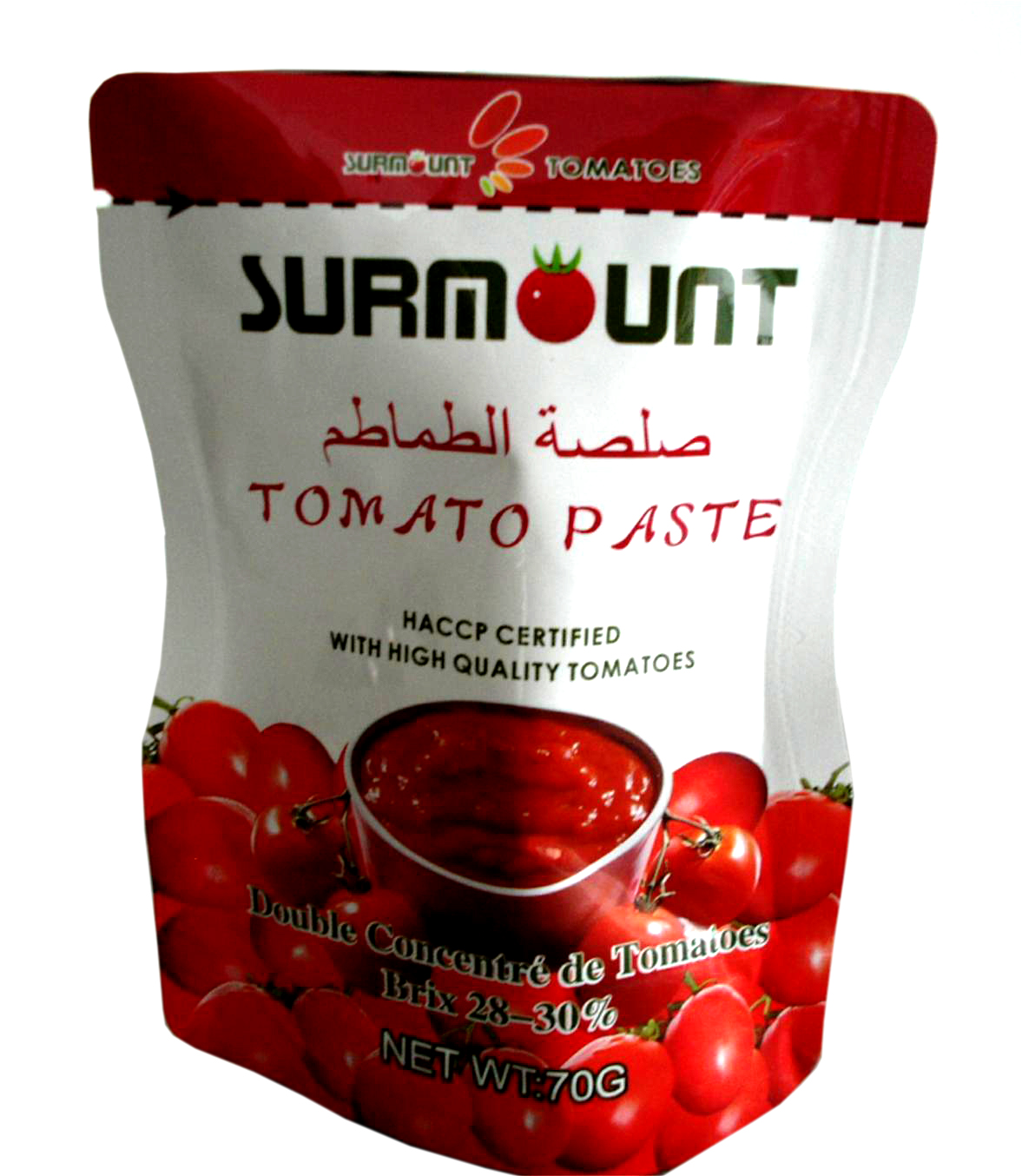 Poşet Domates salçası 70g×25×4 - Bele sahip stand - domates salçası2-5